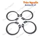 Phanh trục, phe gài trục, vòng phe phi 3 - 30mm bằng thép. 