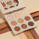 Bảng mắt Colourpop Feelin' Toasty 9 ô màu nude và nâu ấm quyến rũ mềm mại. 