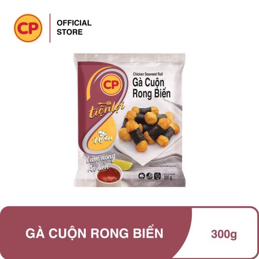 CP Gà cuộn rong biển - Siêu tiện lợi, không cần rã đông, chỉ mất 2-3 phút để chế biến. Thơm ngon và không chứa chất gây hại cho sức khỏe