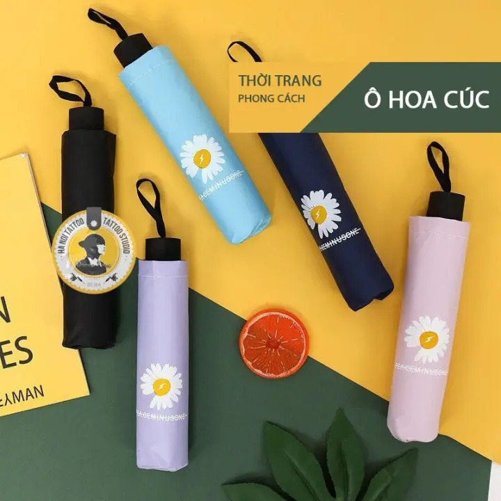 O Tự động G Dragon It In Hoa Cuc O Du Phụ Nữ Mua He Chống Tia Cực Tim Bảo Vệ Kem Chống Nắng Chống Mưa Lazada Vn