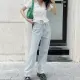 Quần jeans culottes cotton túi xéo màu nhạt LENCLOTHING 8687. 