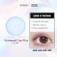 Lens cho mắt thở cận 3 tháng trong suốt Vivimedi Oxy Plus kính áp tròng VIVIMOON. 