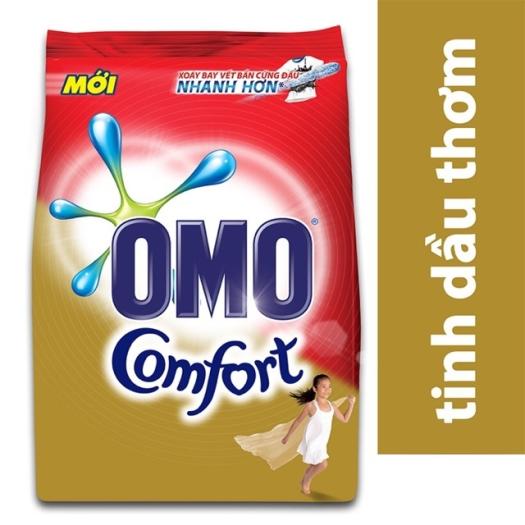 Bột giặt Omo 1Kg Tinh dầu thơm đánh bay mọi vết bẩn