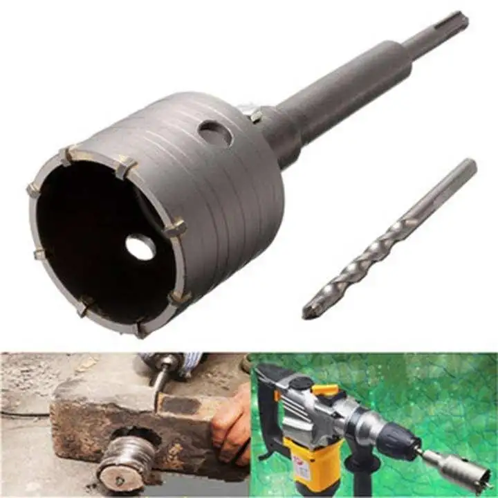Mũi Khoan Rút Lõi Tường Gạch Bê Tông Phi 50 Mũi Khoét Lỗ Tường Lắp Điều Hòa Máy Lạnh