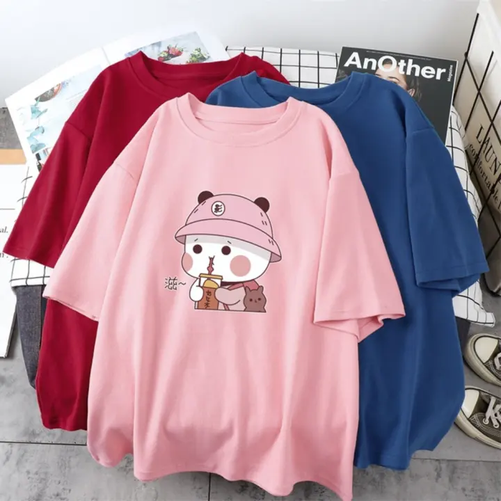 áo thun nữ ,áo phông lỡ form rộng in hình cute