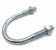 [CÙM UBOLT] M8 cùm Ubolt Cùm U sắt mạ niken, đai xiết định vị giữ ống PVC chữ U cố định hệ thống ống dân dụng & công nghiệp. 