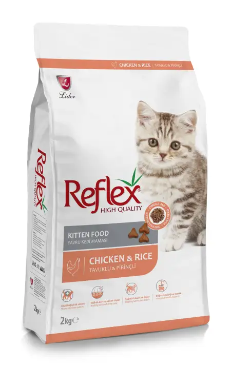 hạt Reflex mèo con và trưởng thành vị gà 2kg (Thức ăn cho mèo Reflex Kitten adult Food Chicken ) – No Brand – top1shop