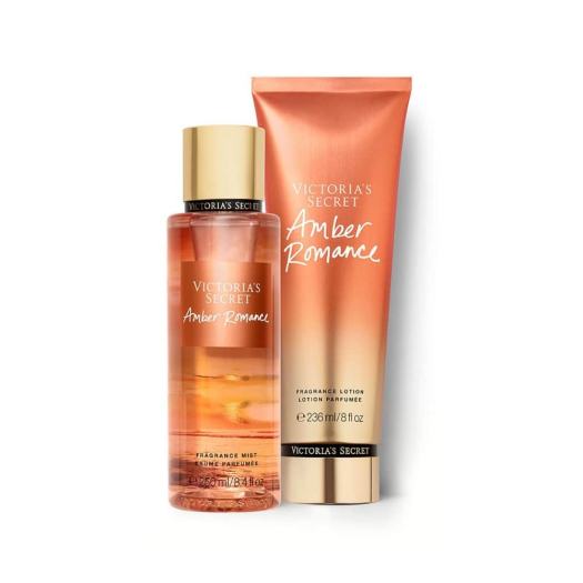 victoria's secret amber romance shimmer body mist