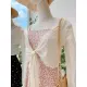 Áo khoác cardigan cột nơ ống loe MIEU - JA18. 