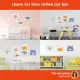 Tranh Tô Màu Số Hoá Các Con Vật Size Nhỏ Cho Bé Từ 6-12 Tuổi Căng Sẵn Khung 20x20cm. 