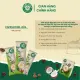 CÀ PHÊ JUST VIỆT CAPUCHINO DỪA HỘP 10 GÓI X 17 GR - 70057. 