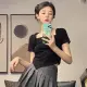 Áo thun nữ lai chéo thời trang xixo cao cấp. 