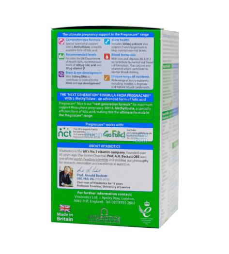 Vitamin Tổng Hợp Cho Ba Bầu Pregnacare Max 84 Vien Hỗ Trợ Thai Sản Vitamin Vn