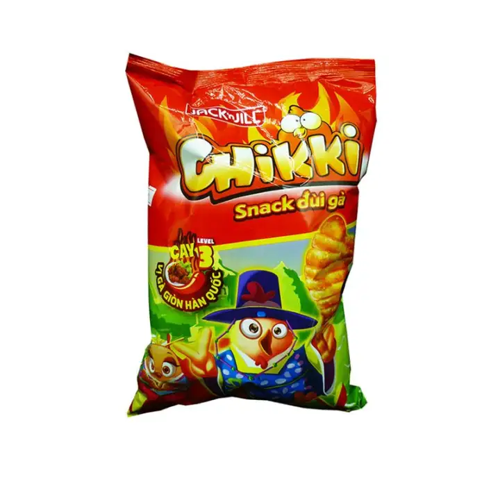 Snack Đùi Gà Chikki Vị Gà Giòn Hàn Quốc (Cay Level 3) 38G