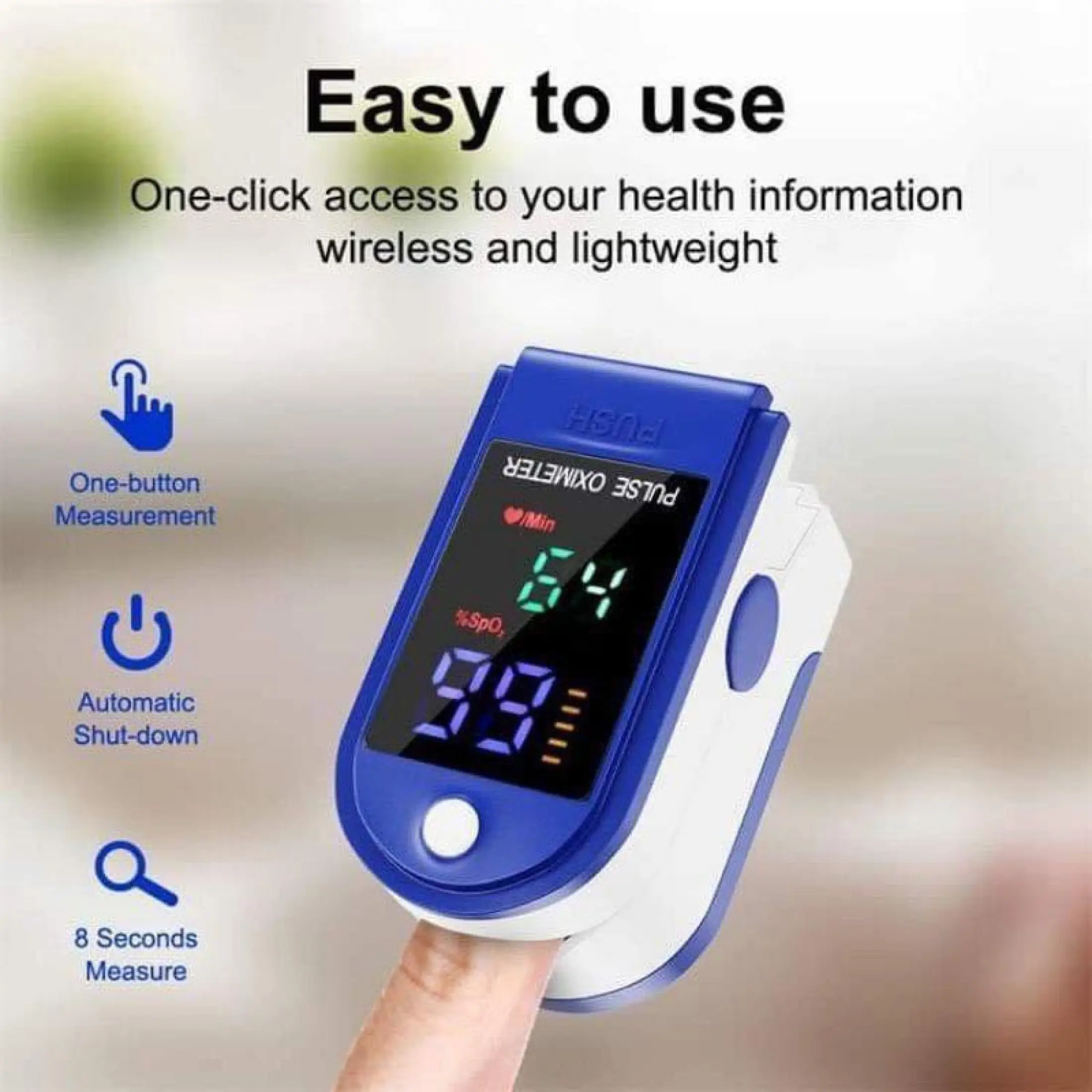 Máy đo nồng độ oxy trong máu SPO2 (C01) - Thương hiệu: Yiwangmao - Xuất xứ: Trung quốc - 249.000 VNĐ 7