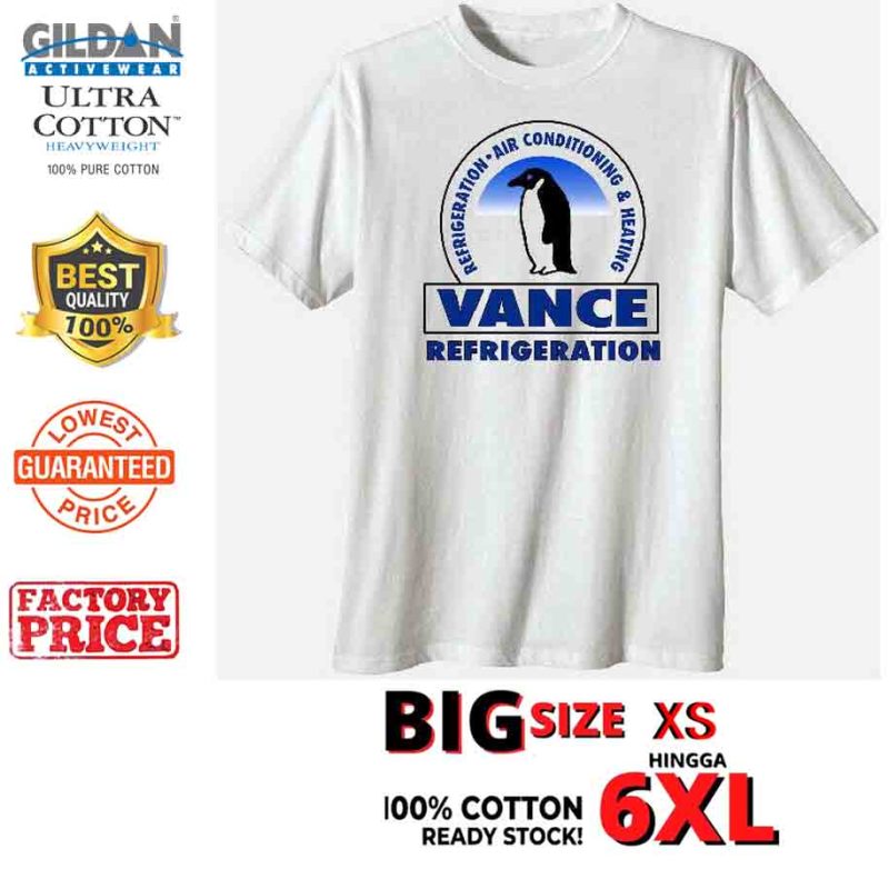 XS-5XL 6XL The Office Vance Refrigeration Dunder Mifflin Sitcom TV Show gildan 100% cotton men tshirt big size male tops