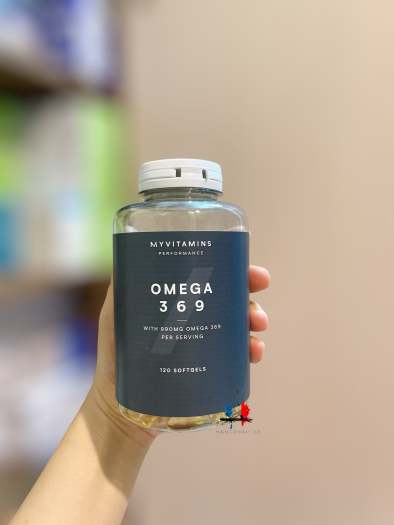 Omega 369 Myvitamins hộp 120 viên của Pháp - Hỗ trợ não và trí nhớ |  VitaminDep.com