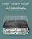 BẾP NƯỚNG ĐIỆN TRỞ KHÔNG KHÓI Simple Electric Grill DKS-301 (Có Vỉ Nướng Và Khay Nướng 2IN1 ). SỬ DỤNG AN TOÀN & BỀN BỈ. CHÂN BẾP CÁCH ĐIỆN AN TOÀN.. 