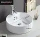 chậu lavabo đặt bàn đá. 