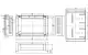 Hộp PLC-02 145x90x40mm trắng - Hai đầu. 