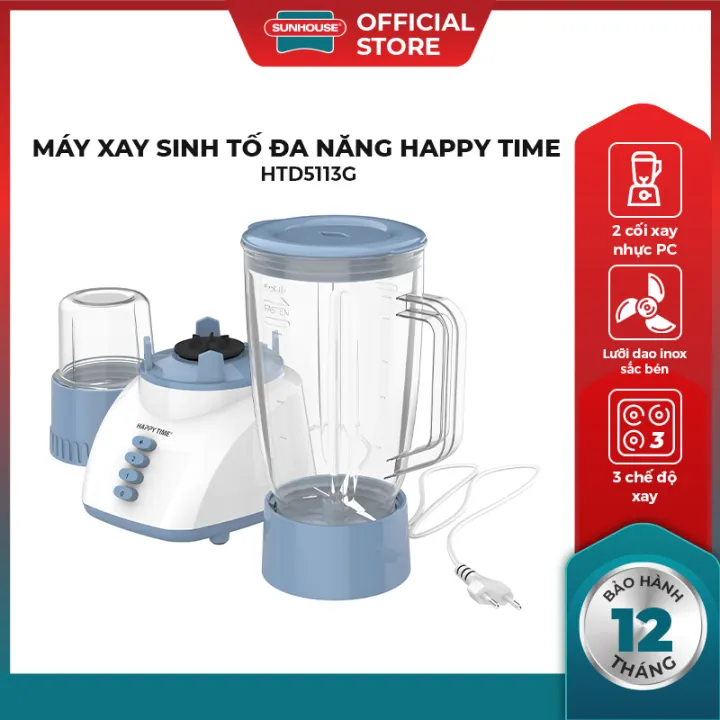 Máy Xay Sinh Tố Đa Năng Sunhouse HappyTime HTD5113 Cao Cấp