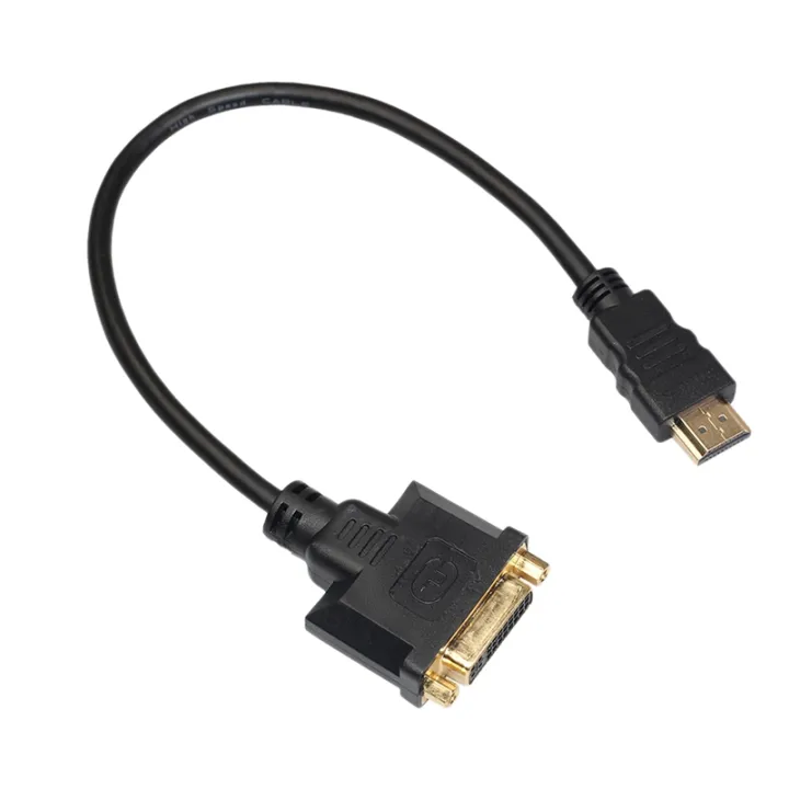 1ft 0 3m Hdmi To Dvi Dvi D 24 5 Adapter Gold Plated Male To Female Cable For Hdtv 1080p Hd Converter Adapter Lazada Singapore