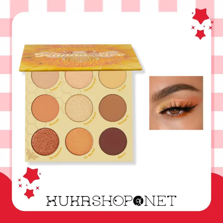 Bảng Phấn Mắt Colourpop Wanna Bee 9 ô Pressed Powder Palette chuẩn make up artist