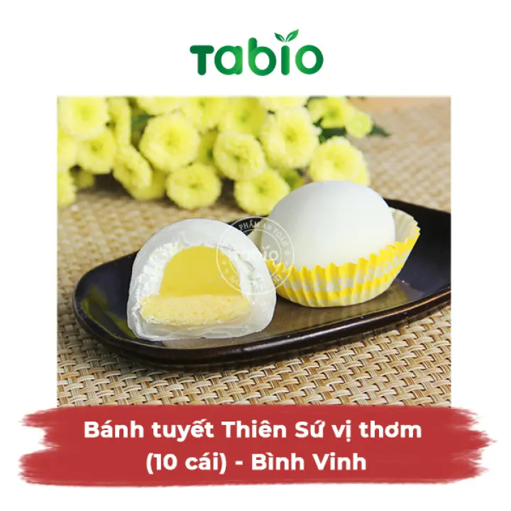 HCM - Bánh tuyết Thiên Sứ vị thơm (10 cái) - Bình Vinh - TABIO
