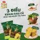[VỊ MỚI] Combo 3 Bịch Bánh Kenju rau củ mix vị túi 192g, Bánh ăn sáng healthy - Bánh kẹo Richy. 