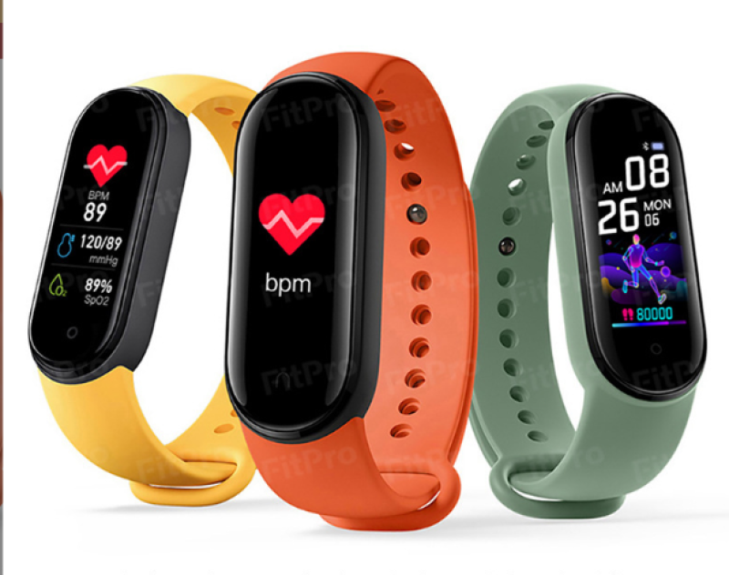 đồng hồ thông minh EARSWATCHS Vòng đeo tay thông minh M5, theo dõi nhịp tim huyết áp oxy vòng đeo tay thời trang chống thấm nước, sinh ra cho thể thao