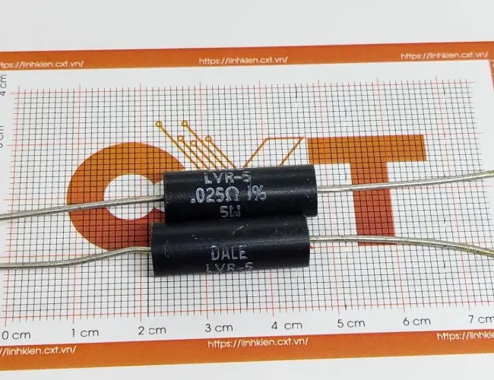 Điện trở LVR-5 0.025R 5W 1%
