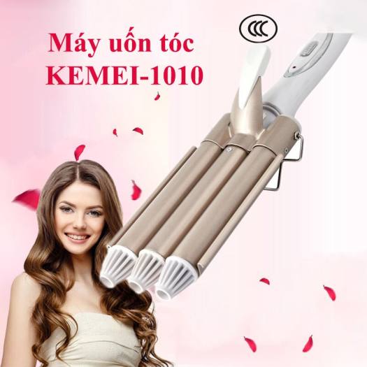 Bạn đang tìm kiếm một chiếc máy uốn tóc sóng lớn chất lượng, giá thành hợp lý? KM-1010 là một sản phẩm đáng tin cậy mà bạn không nên bỏ lỡ. Tham khảo bức ảnh và chọn ngay cho mình một chiếc máy uốn tóc hiện đại nhất nhé!