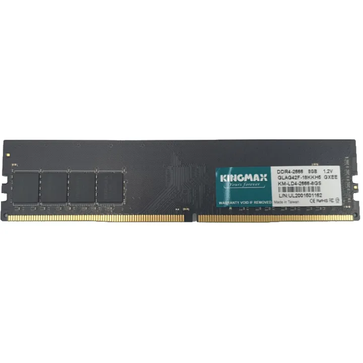 [HCM]RAM DESKTOP/PC KINGMAX DDR4 2666MHZ 8GB (ĐEN) - Hàng chính hãng new 100%