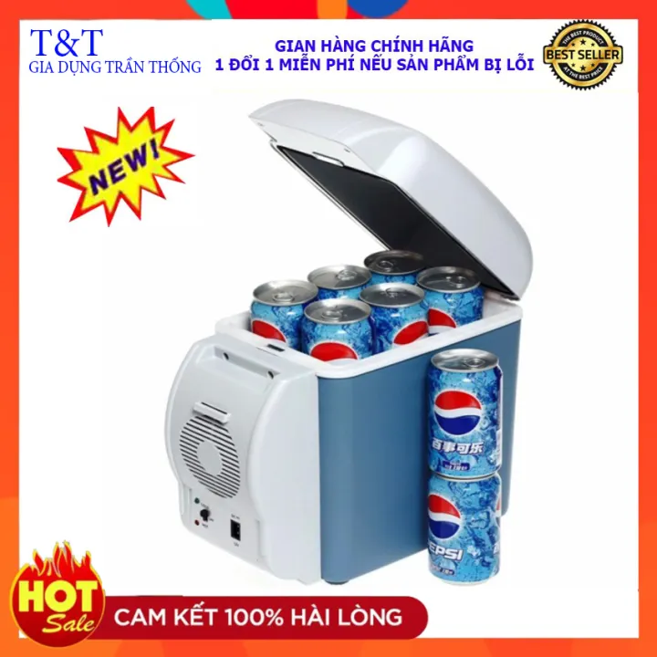 [HCM][SẢN PHẨM MỚI] TỦ LẠNH XE HƠI DI ĐỘNG 7.5L TỦ LẠNH MINI CÓ THỂ MANG VÁC ĐI DU LỊCH SẢN PHẨM TIỆN LỢI DÒNG ĐIỆN 12V