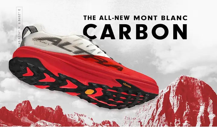 Giày Chạy Địa Hình nam nữ Altra Mont Blanc Carbon - White/ Coral - AL0A85PF161