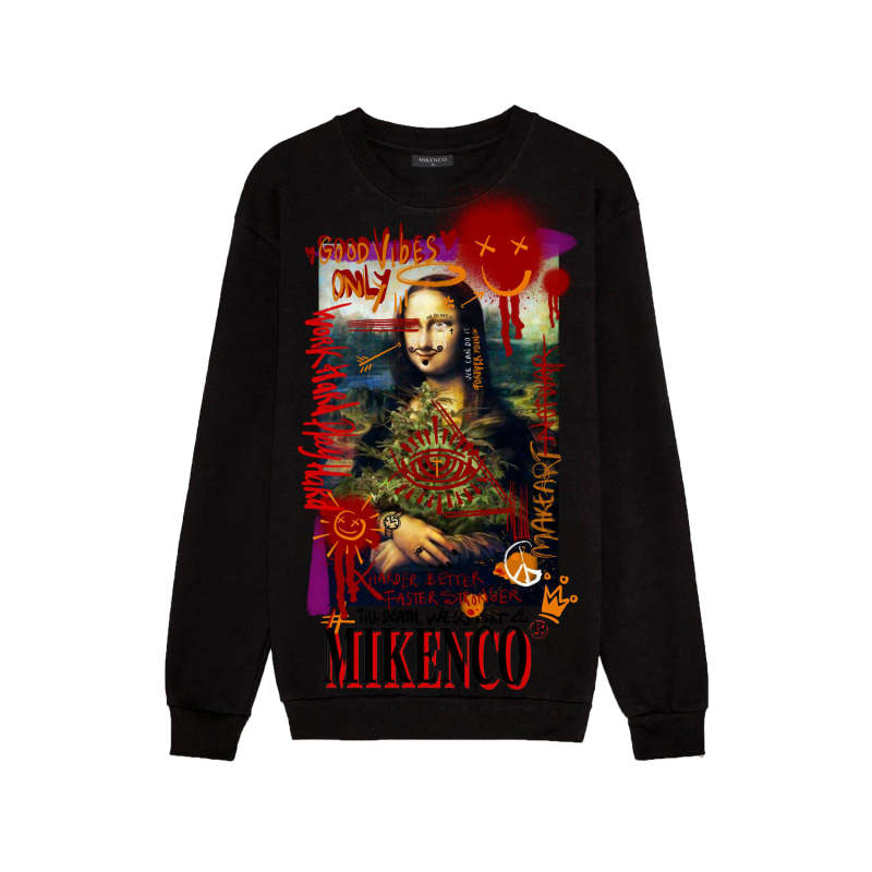 Áo nỉ mikenco mona lisa sweater ar