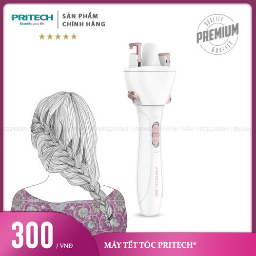 Máy tết tóc bím tự động Pritech® - Dụng cụ làm quăn | ĐiệnThoạiDiĐộng.vn