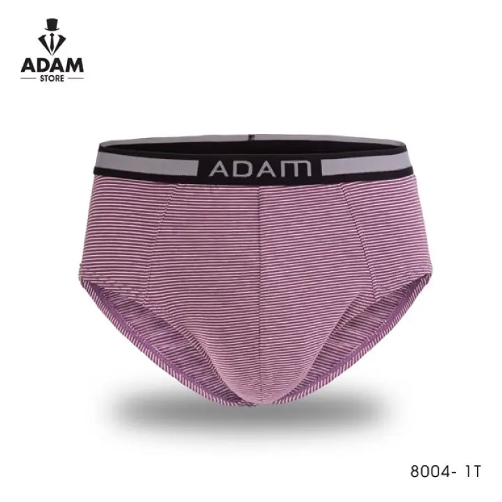 Quần lót nam Adam kẻ tím nhỏ S8004-1 T