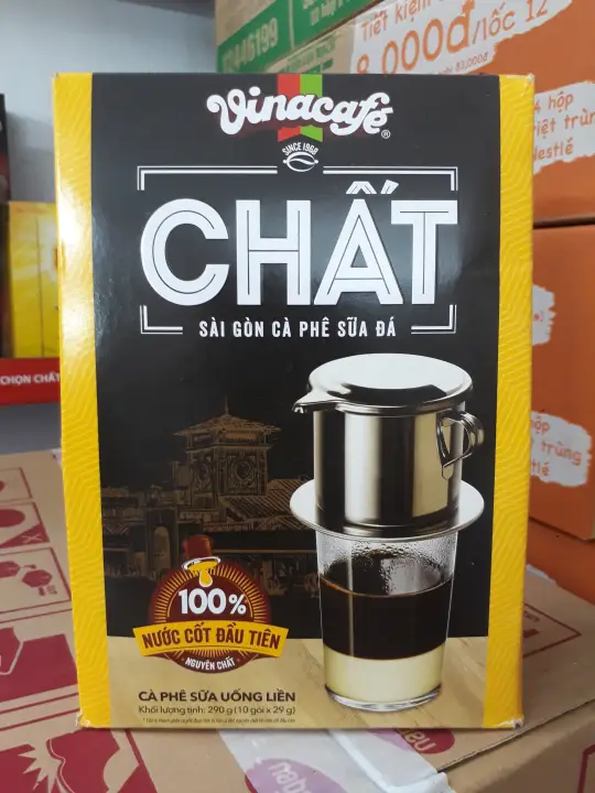 Cà phê sữa đá VinaCafé Chất Sài Gòn 290g ( 10 gói x 29g )