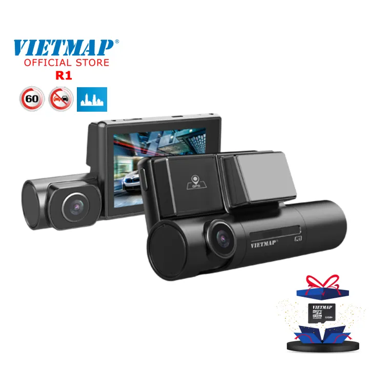 [Trả góp 0%] VIETMAP R1 - Camera Hành Trình Cảnh Báo Giao Thông - Cảnh Báo Tốc Độ Bằng Giọng...