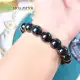 Vòng tay phong thủy đá Mã Não đen onyx size 12 li phù hợp phong thủy mệnh Thủy Mộc | Hoa Minh Gem. 