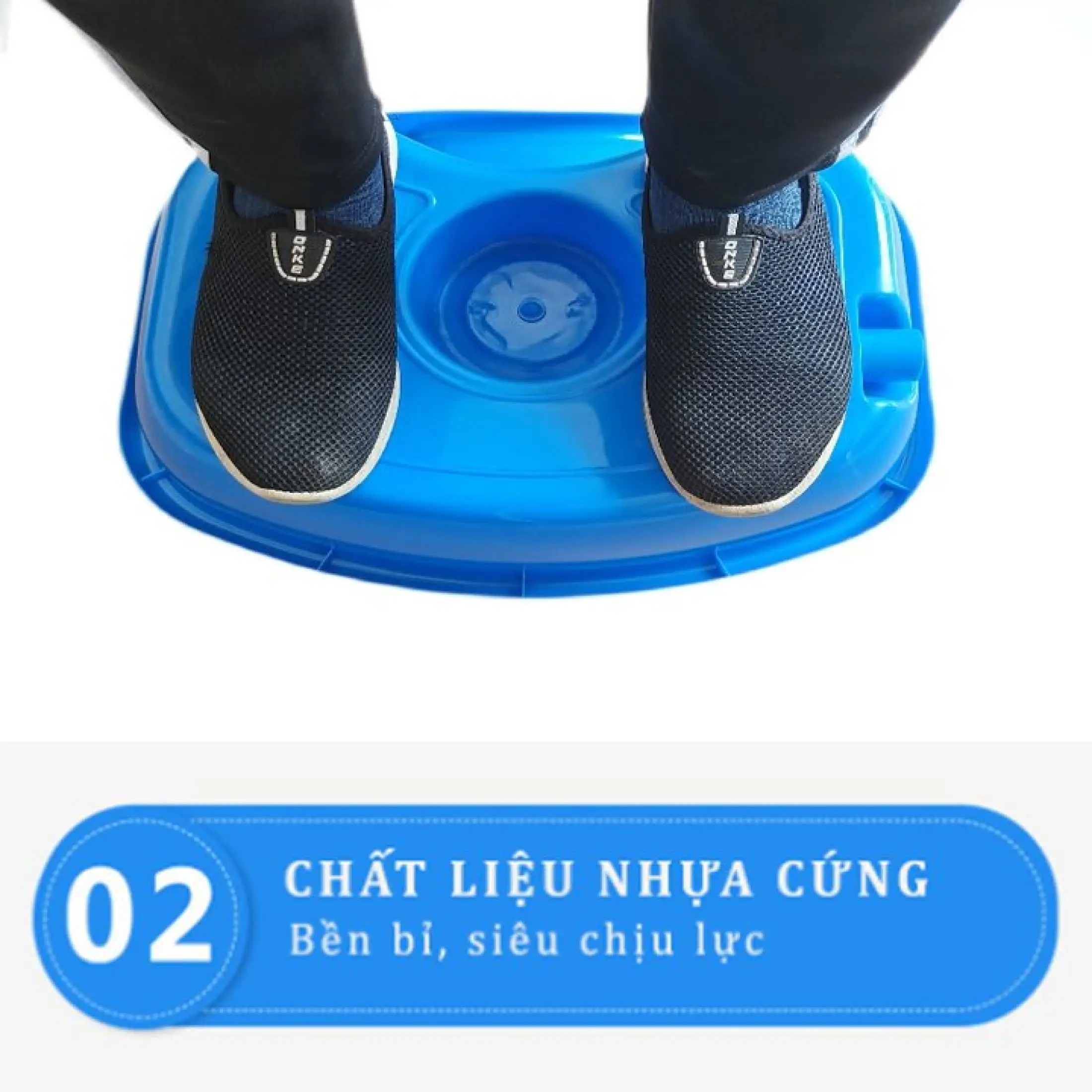 Chậu gội đầu tại giường làm bằng nhựa chắc chắn