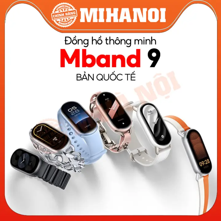 BẢN QUỐC TẾ-Vòng đeo tay ( đồng hồ) Xiaomi Smart Mi Band 9