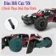 Bộ xe CÔNG TRÌNH đồ chơi cho bé trai mô hình: Cần cẩu Xe Ben Xe Tải Trộn bê tông –Xe leo núi điều khiển từ xa RC sạc pin. 
