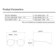 Anti-radiasyon Na Salamin Sa Mata Fashion Salamin Sa Computer Para Sa Babae At Lalaki Bilog Na Frame Babaeng Eyewear. 