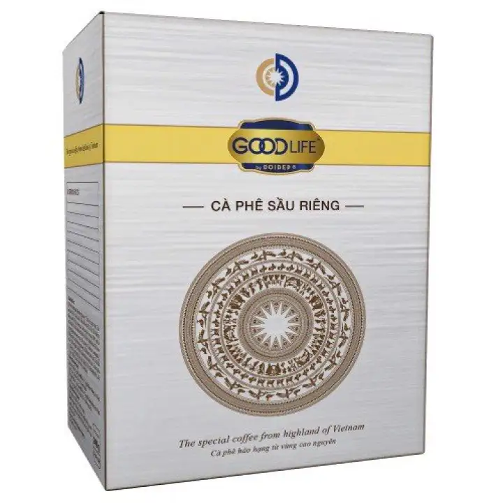 Hộp cà phê hòa tan GOODLIFE vị sầu riêng 240gr (12 gói x 20g) – GOODLIFE – top1shop