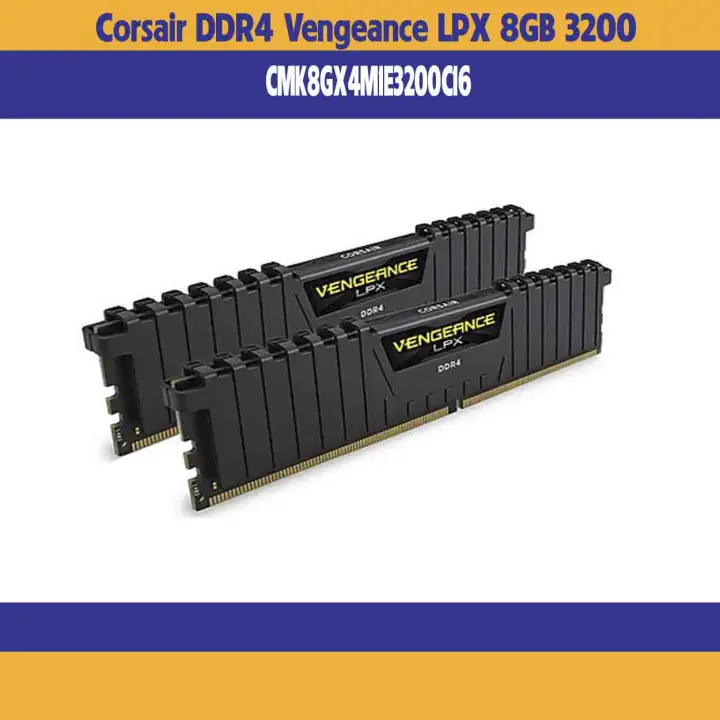 RAM máy tính để bàn CORSAIR Vengeance LPX (CMK8GX4M1E3200C16) 8GB (1x8GB) DDR4 3200MHz