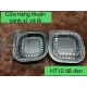 Black plastic food container. 