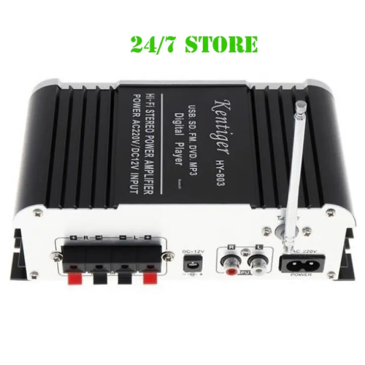 Amly mini Karaoke Kentiger HY 803, Amply 5.1 karaoke, Ampli karaoke mini, Ampli bluetooth, Amly mini Karaoke Kentiger HY 803, âm thanh cực chất, dễ dàng sử dụng, Bảo hành sản phẩm 6 tháng lỗi 1 đổi 1