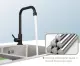 Vòi rửa bát ( chén ) lạnh màu đen inox cao cấp MS1. 